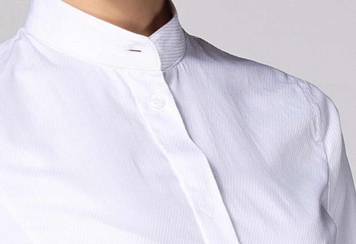 民生银行行服工作服制服职业衬衣女立领长袖衬