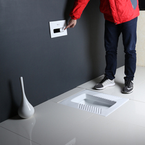 Enbao into the wall type automatic waterproof panel induction flushing water tank concealed hidden water tank smart squat 1601