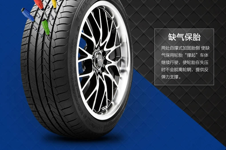 Lốp xe chống nổ Goodyear 275 / 40R19 EfficentGrip Yucheng 101Y thích nghi với Mercedes-Benz S BMW, v.v. - Lốp xe