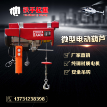  Electric hoist 220v electric hoist hoist 1 ton household crane hoist Miniature electric hoist 0 5 tons