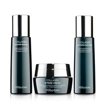 Korea Chanzhen Hibutan collagen fermentation water Cream three-piece elastic firming moisturizing hyaluronic acid