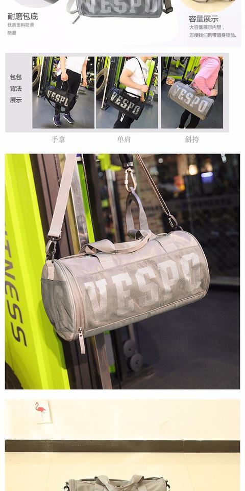 Túi thể thao Thể thao tách khô và ướt Ánh sáng Túi duffel không thấm nước Nam Tide Nữ Túi du lịch khoảng cách ngắn Túi đeo vai túi du lịch da xịn