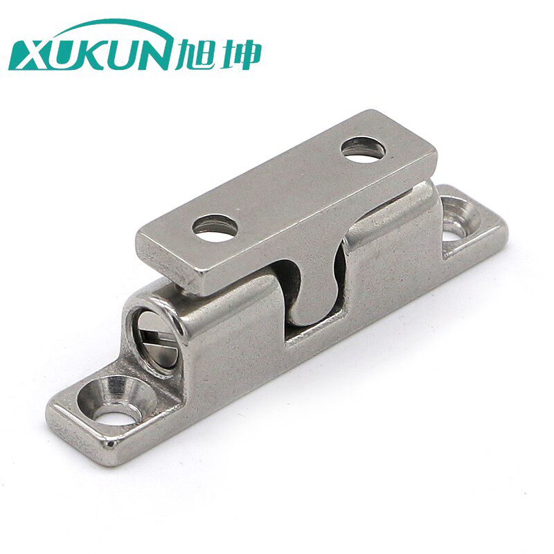 Stainless steel casting door bumper touch bead button fastening solid reliable type lock door suction 304 stainless steel length 43MM