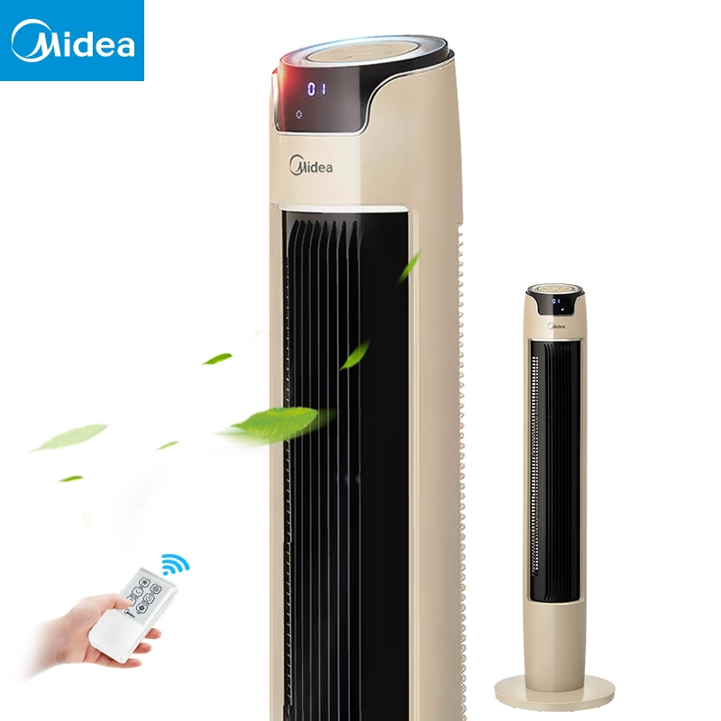 Quạt điện Midea FZ10-16BRW nhà không lá câm điều khiển từ xa tầng ký túc xá xây dựng quạt tháp - Quạt điện