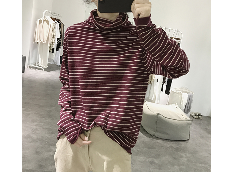 Áo len cổ cao nữ mùa thu đông phiên bản Hàn Quốc của những mẫu áo len mỏng cơ bản đơn giản áo len thổ cẩm