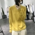 Áo len cổ lọ mùa thu đông của phụ nữ là áo len mỏng và đơn giản, dài tay của Hàn Quốc mẫu áo len nữ đẹp 2021 Vòng cổ áo len