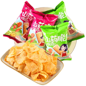 【拍16件】柒叻网红山药薄片锅巴脆薯片