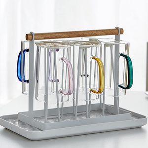 【启润】彩色玻璃杯4只装