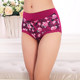 ແທ້ຈິງ Caitian underwear women's ice silk modal mid-waist 30561 high-waist 30562 sexy rose jacquard European and American style