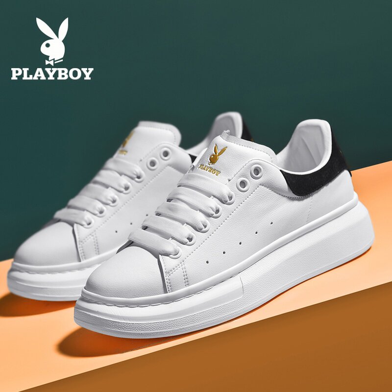 Floral Playboy little white shoes 2021 new fall heightening thick bottom sports casual shoes breathable Korean version couple board shoes