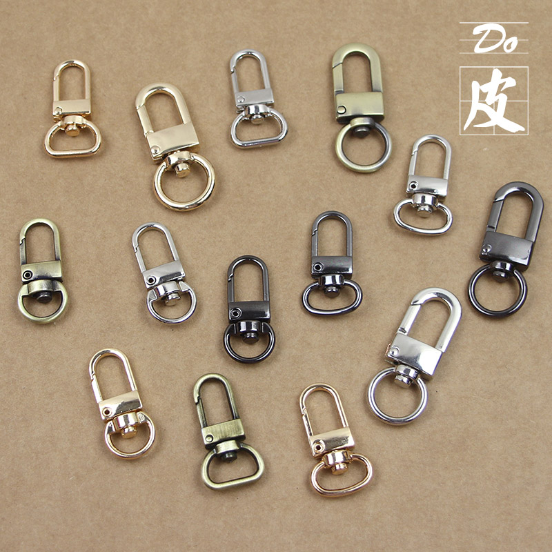 Door-shaped buckle lobster buckle opening lap dog Bag Buttons BAG BUTTONS KEY BUTTONS HANDMADE DIY METAL ACCESSORIES CONNECTION BUCKLE 5 PIECES