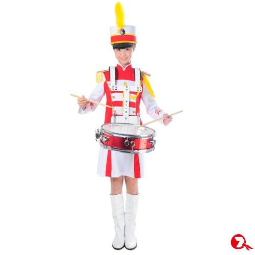 Beijing's seven-color light drummer factory direct sales less first team drum number team drum number to serve with a flag-serving pipe to serve red and white