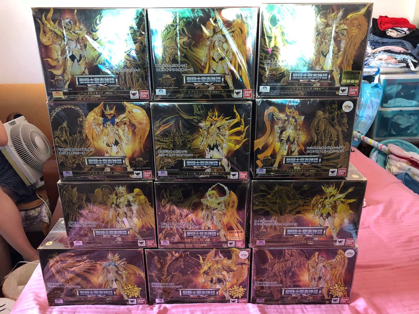 日版黄金魂ex神圣衣双子射手山羊白羊金牛水瓶巨蟹处女天蝎天平座