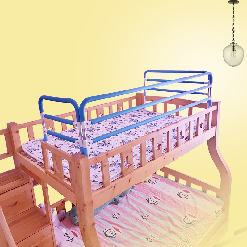The student dormitory is covered with a high guardrail for children to prevent falling off the bed Baffle high and low bed anti-fall artifact fence for a mother