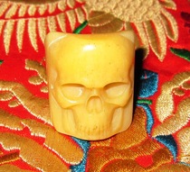 Tibet yak bone skull ring (2 20cm inside diameter)