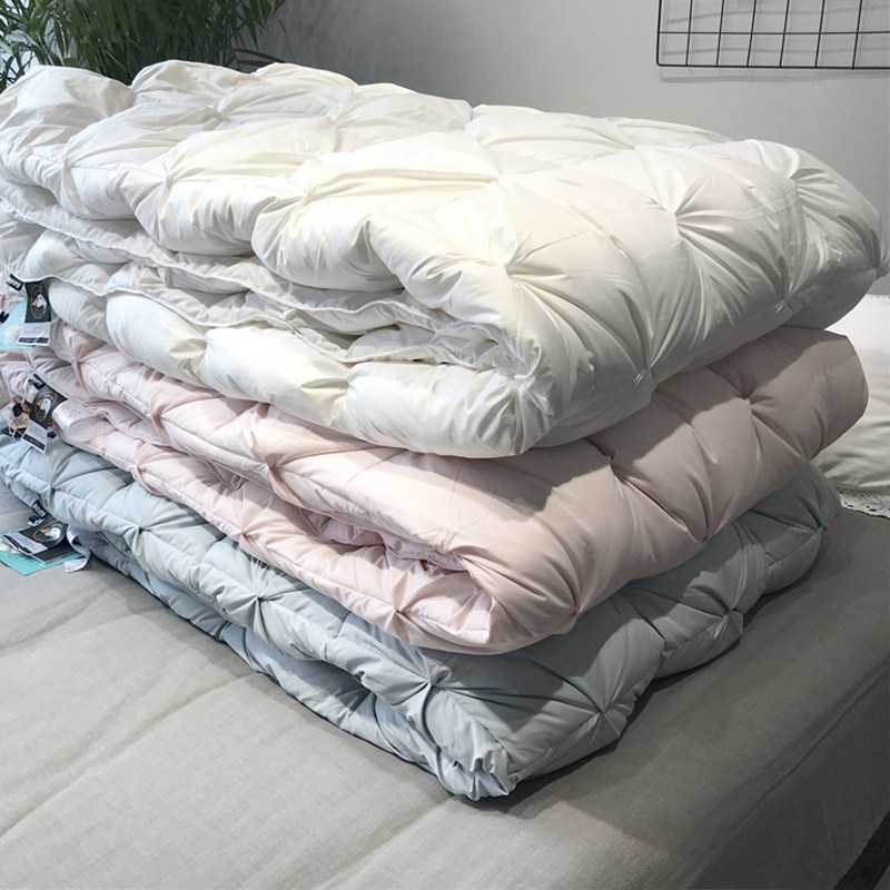 (Dispensers Strongly Recommended) imported white goose suede quilted with double anti-velvet duvet quilted by warm quilts without sticking to the core