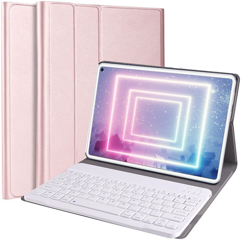 Сверхтонкая Bluetooth клавиатура для планшета Huawei MatePad Pro 10.8, кожаный чехол, MatePad 10.4 беспроводной V6