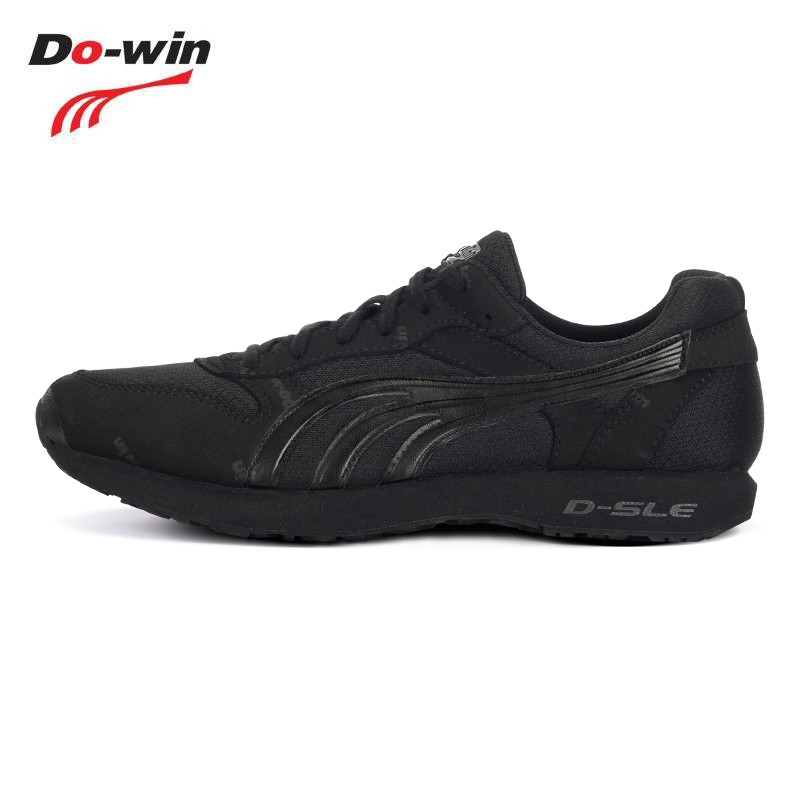 Duowei Running Shoes Training Shoes for Men and Women, Black Model, Breathable, Wear-Resistant, Non-Slip, Genuine Competition Sports Shoes Am2713F