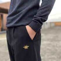 Great love pants type LTALIA mouth fabric autumn and winter men fashion Joker solid color casual pants tide 4254