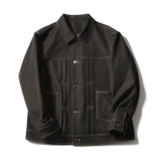 Дизайнерская лимитированная коллекция 2025 года, ранняя весна, новая мужская повседневная мужская куртка из эластичного денима с яркими линиями, 9767