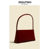 DSGUTWO Кожаная сумка на одно плечо, сумка подмышку, сумка через плечо, коллекция 2023, премиум класс, из натуральной кожи