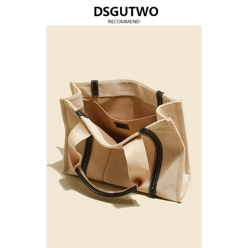 DSGUTWO Сумка на одно плечо, модный портативный вместительный и большой шоппер, из натуральной кожи