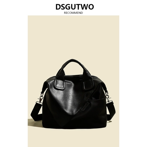 Вместительная и большая сумка для путешествий, барсетка, сумка на одно плечо, из натуральной кожи, ткань оксфорд