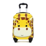 Чемодан, коробка для мальчиков и девочек, мультяшный динозавр, универсальная система хранения, 18 дюймов, поворотные колеса