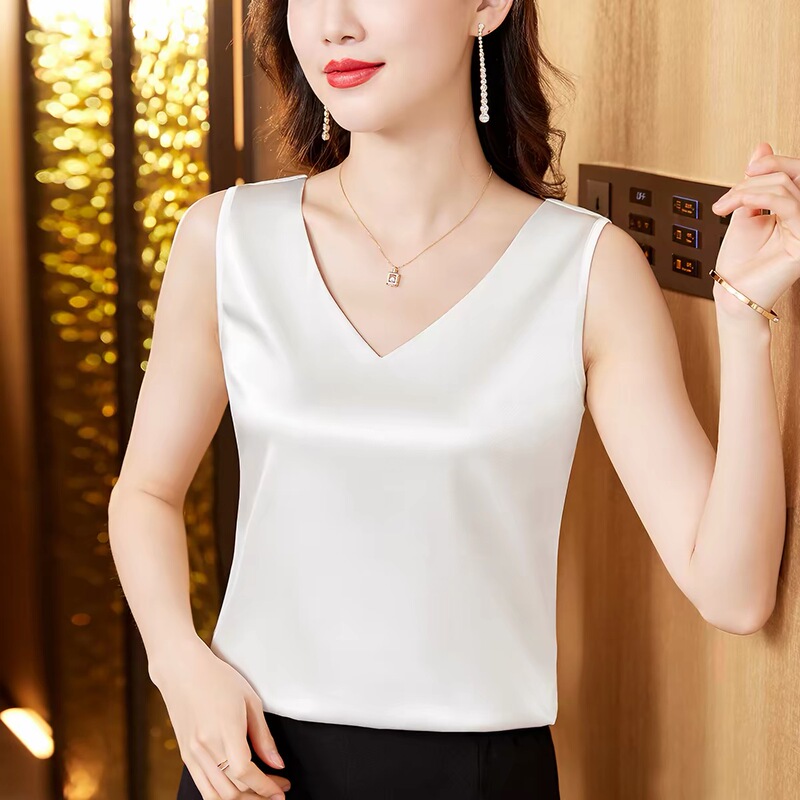 2609 V-Neck Plain Tank Top 2609 V-Neck Plain Tank Top