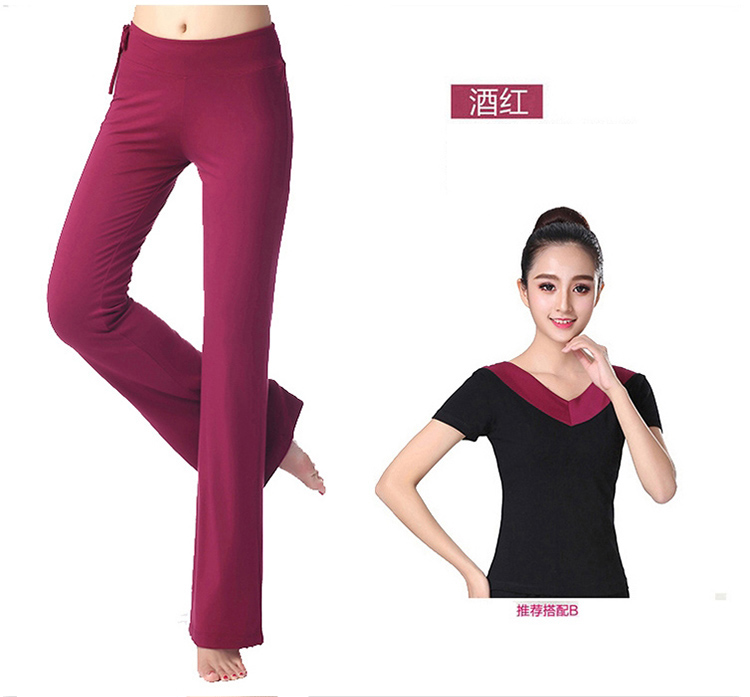 Quần khiêu vũ vuông quần yoga modal xuân hè - Khiêu vũ / Thể dục nhịp điệu / Thể dục dụng cụ giày nhảy dancesport cho trẻ em
