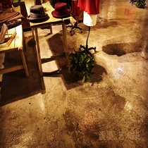 Antique floor paint cement ground industrial wind do old imitation cement dust-proof art creative floor paint