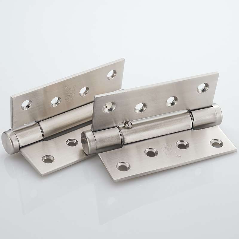 Spring hinge Invisible door automatic closing hinge Folding door closer Wooden door flat opening hinge hinge 4 inches 2 pcs