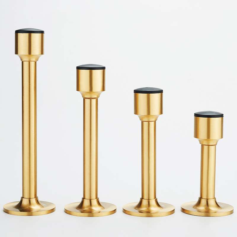 Pure Copper Door Top Resistance Door door bumper Lengthened Door Stopper Anticollision Dressing Room Rubber Door Blocked Glass Door Door Resistance Full Copper