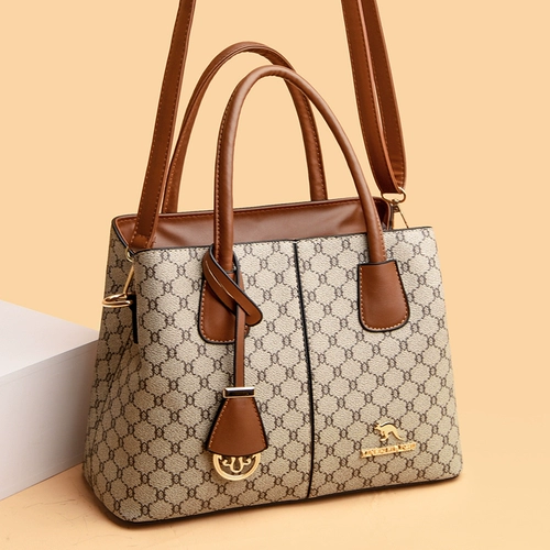 Вместительная и большая сумка через плечо для отдыха, из натуральной кожи