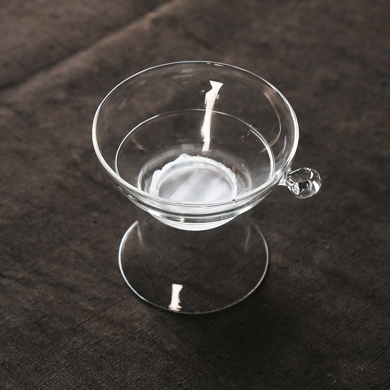 Six Combined Hall High Boron Silicon Glass Filter Tea Machine Gauze Net Filter Density Tea Leak Tea Residue filter