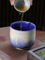 Ceramic large tea washing water glass household pen washing tea cup washing water Tea drum slag bucket tea kung fu tea accessories