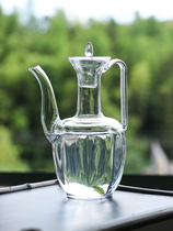 Liuhitang heat-resistant glass teapot imitation Song Guifei hold pot home cooking kettle bubble teapot transparent song pot tea cooker
