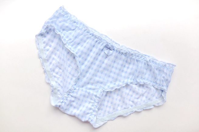 Han Fan Công chúa Gió Hải quân Gió Dâu lưới Phối cảnh Đầm ren tươi eo thấp Quần lót tam giác Cotton quan lot dep