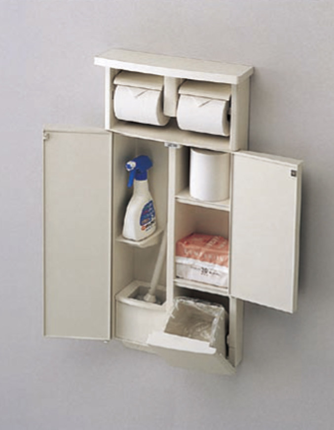 Japan TOTO containing integral cabinet towels paper towels box rolls toilet paper box toilet paper holder toilet paper holder universal storage