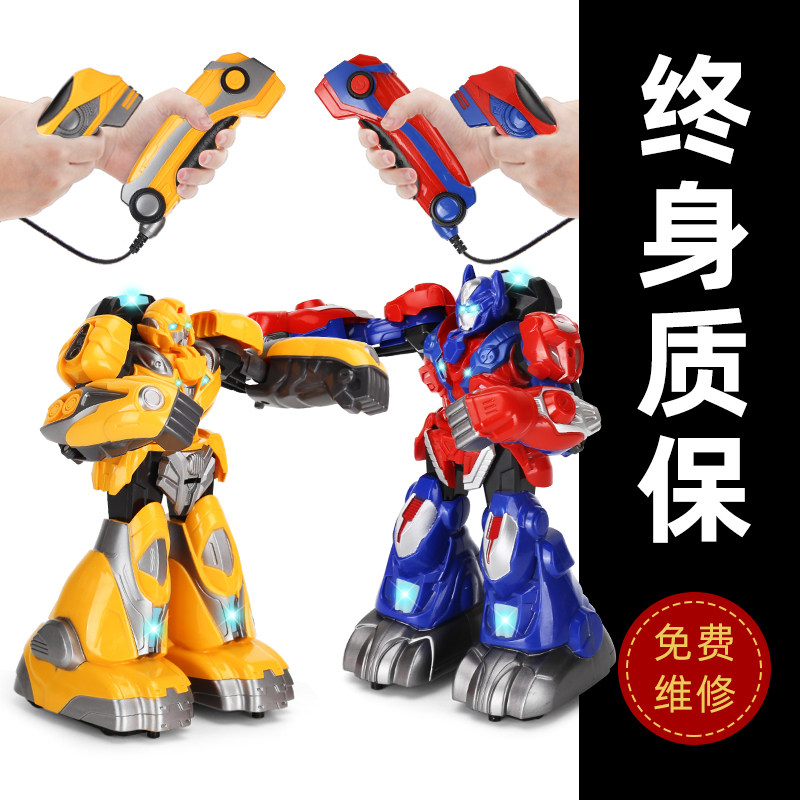 Fighting Fighting Intelligent Remote Control Battle Robot Toy Boy Somatosensory Double Duet 6 Punch Kids 8 years old