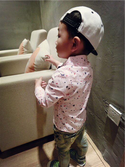 Chemise garcon à manche longue - Ref 2075779 Image 37