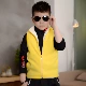 Trẻ em mặc vest trẻ em mùa đông vest dày cậu bé lông cừu cộng với nhung cô gái vest vest vai trong cậu bé váy trẻ em