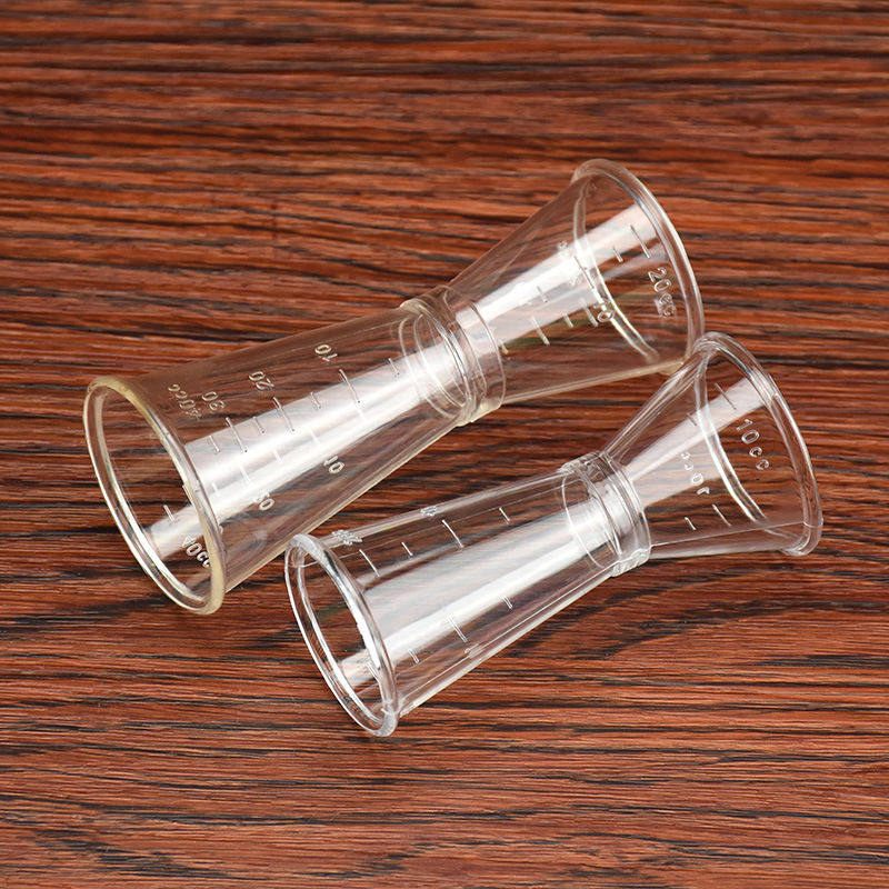 Milk Tea Special Appliance Resin Oz Cup Quantity Cup Adjustable Wine with scale Anse small amount of wine glass double head measuring cup