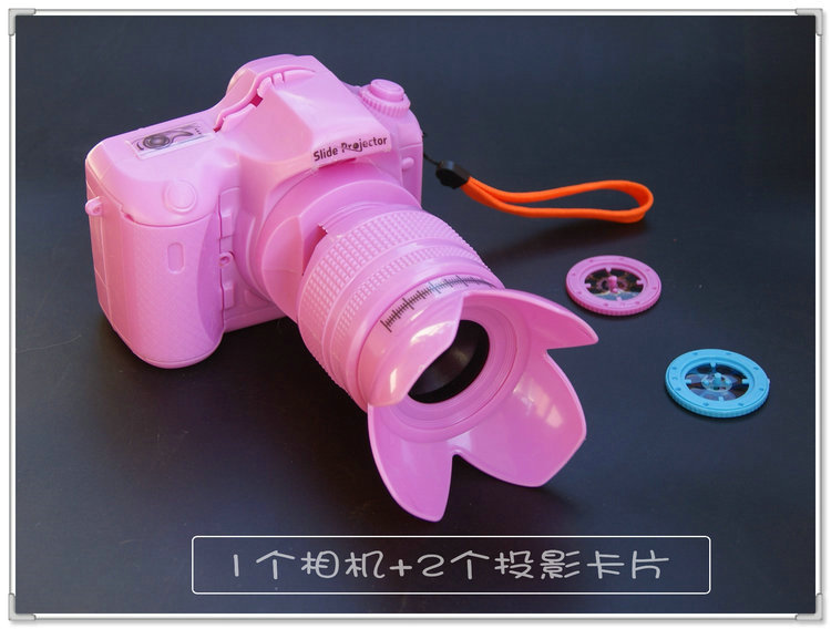 Prop máy ảnh đồ chơi chơi nhà đồ chơi trẻ em slr camera mô hình ánh sáng âm nhạc đồ chơi có thể được chiếu