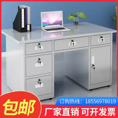 304 stainless steel desk with drawer computer desktop desk dust-free workshop rectangular medical Workbench thickening