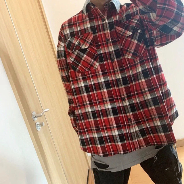 FEAR OF GOD FOG Season 5 5TH main line denim collar Ouyang Nana's same fashion brand high street shirt