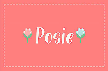 特有亲和力的手写字体 Posie