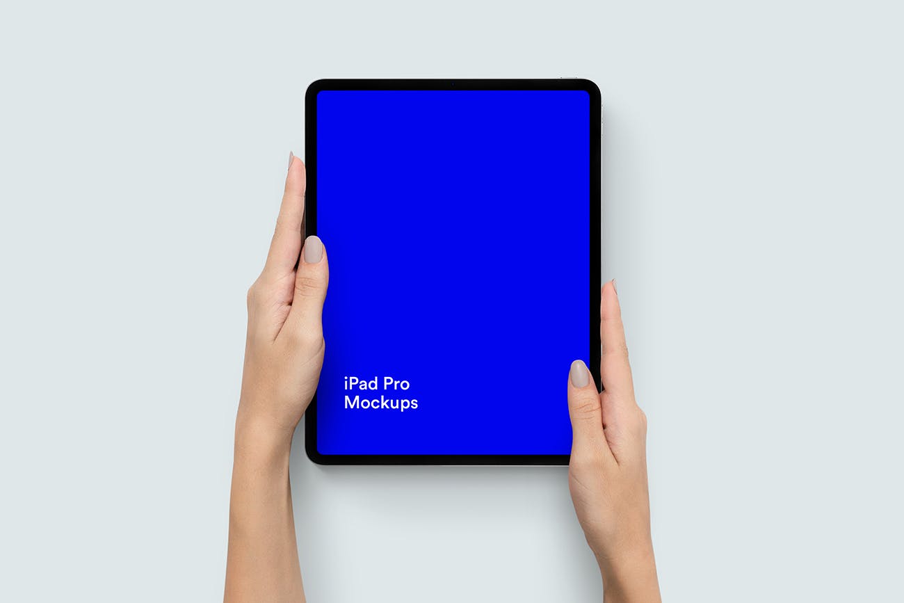 适用于展示网站设计的ipad Pro 样机素材下载 Psd 变色鱼