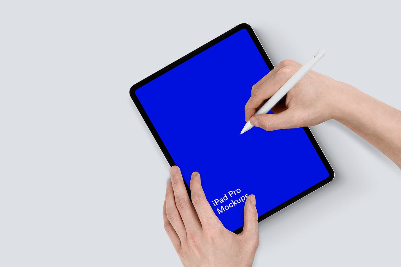 适用于展示网站设计的 iPad Pro 样机素材下载[PSD]设计素材模板