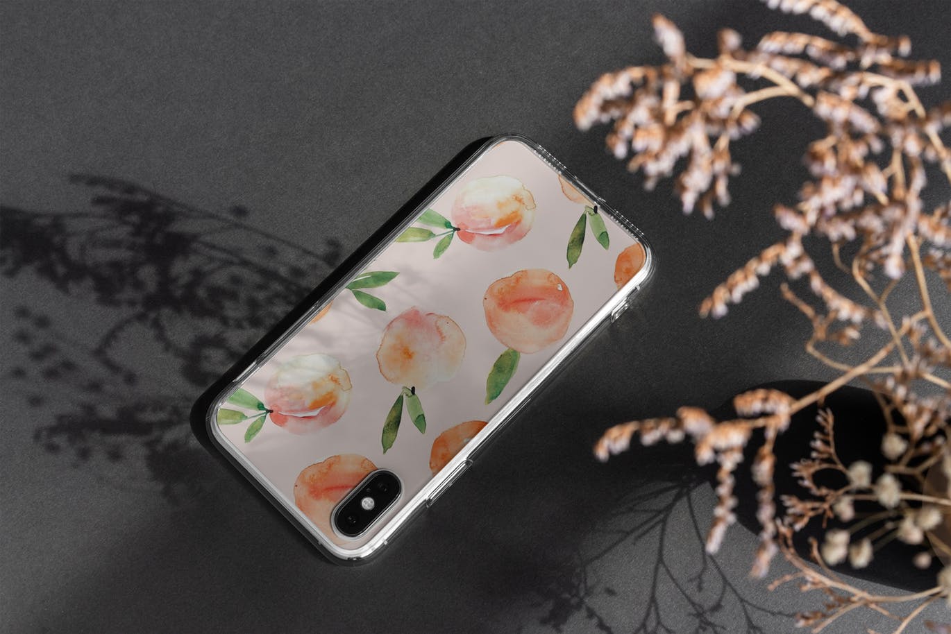 Mockups | 高品质高端iPhone苹果真是外观12个PSD手机壳样机设计素材模板